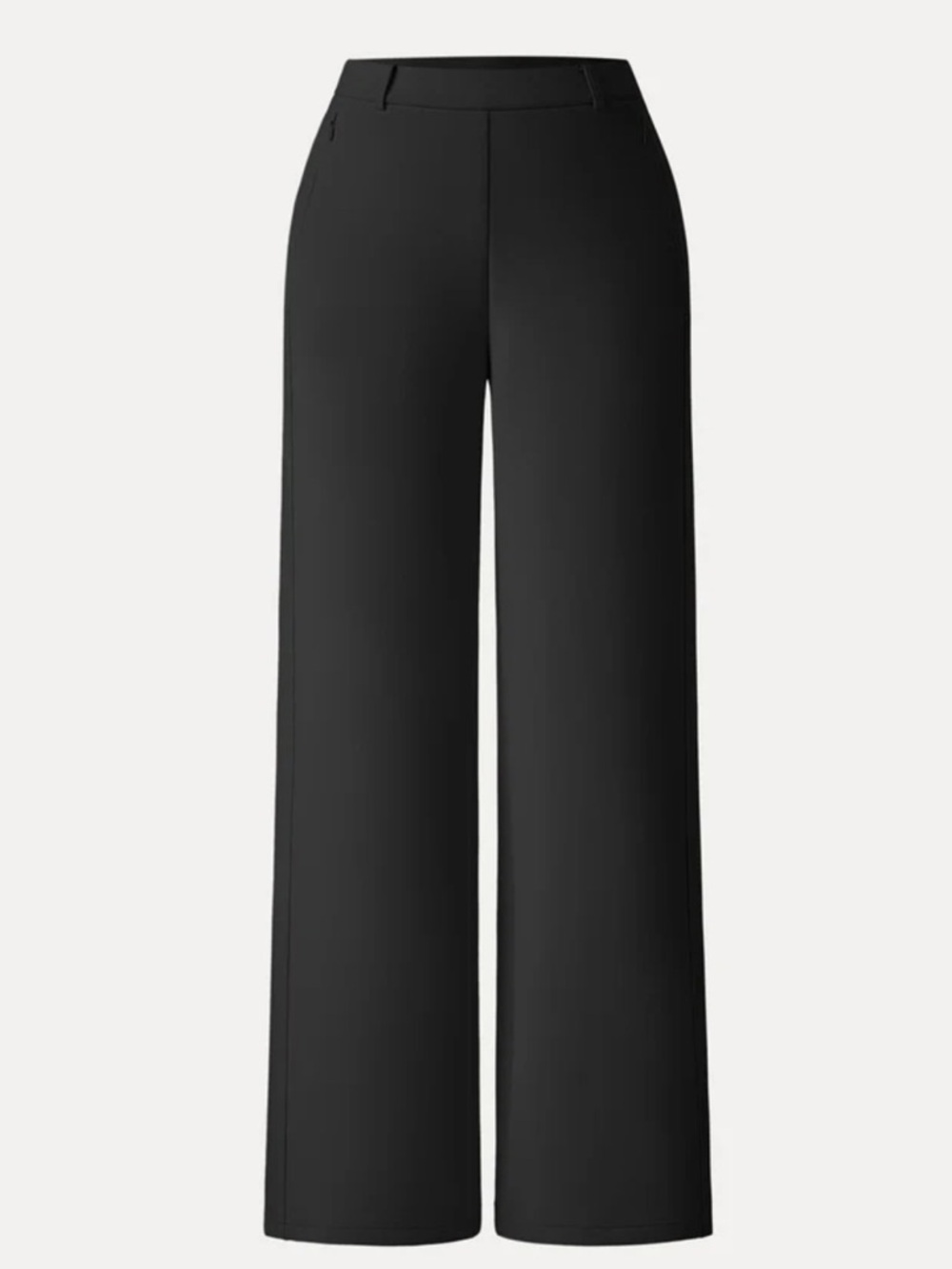 Classic Wide-Leg Women's Pants - Black